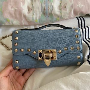 100% AUTHENTIC VALENTINO wallet on a chain